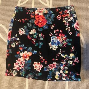 Express Cotton Fitted Mini Skirt S